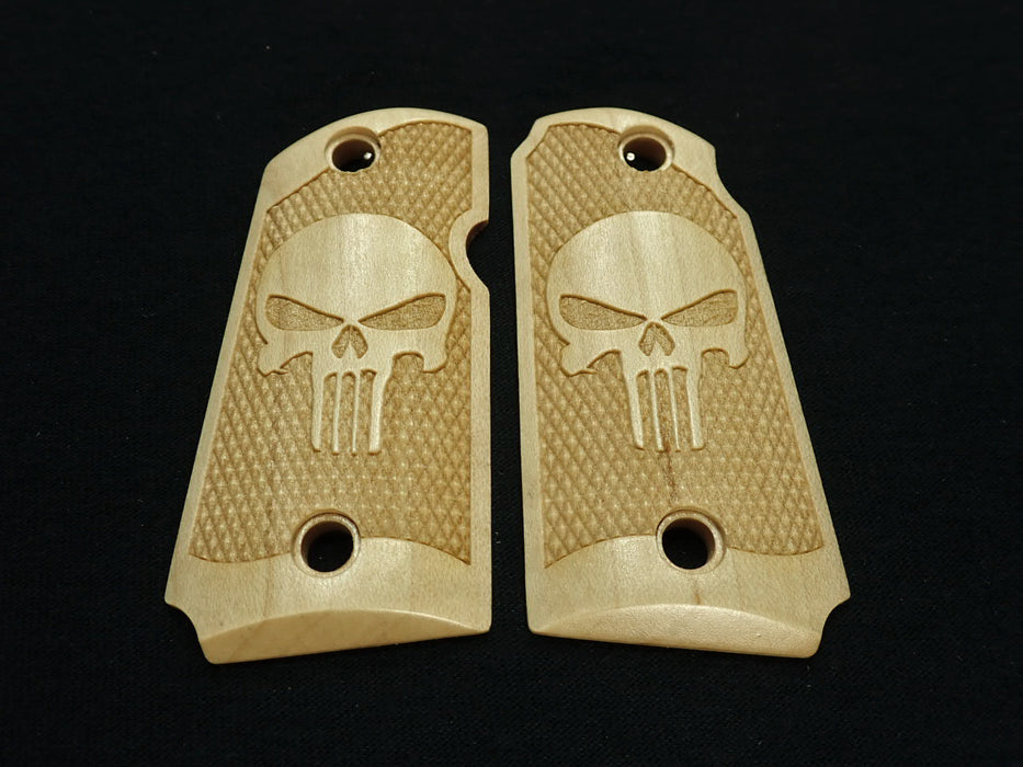Maple Punisher #2 Kimber Micro 9 Grips