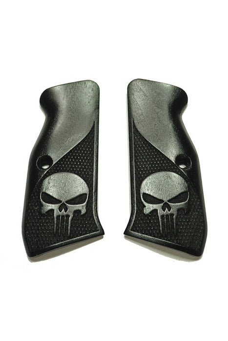Ebony Punisher CZ-75 Grips