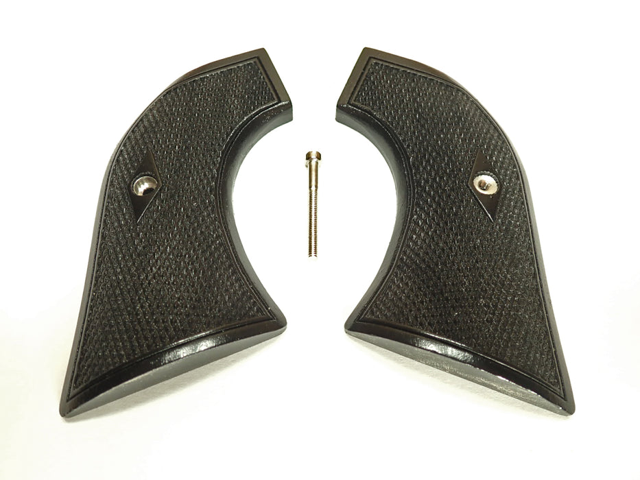 Ebony Checkered Ruger Vaquero/Blackhawk/Wrangler Grips