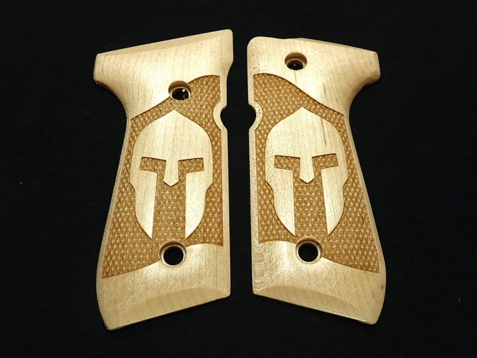Maple Spartan Beretta 92fs Grips X