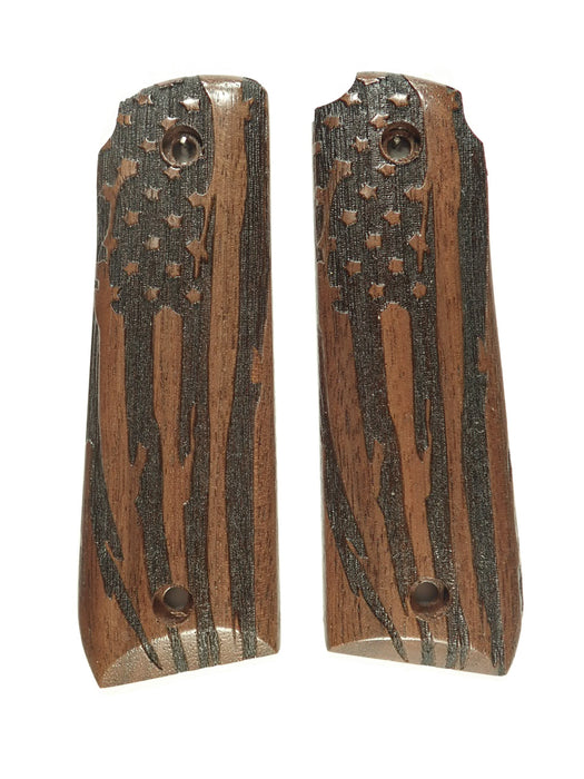 Walnut American Flag Ruger Mark IV 22/45 Grips