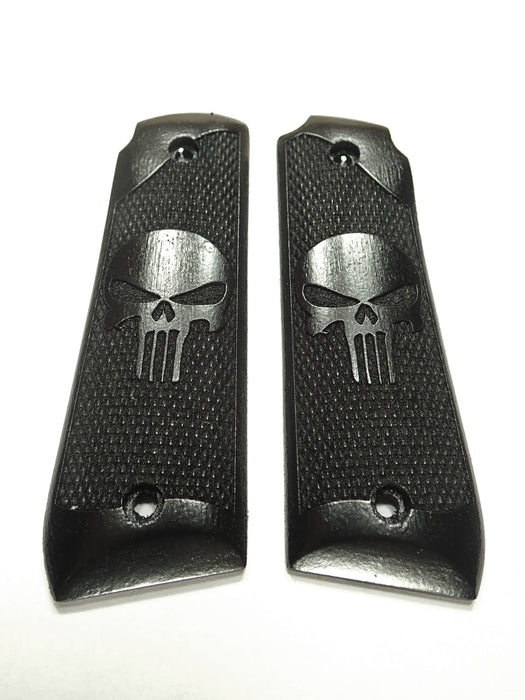 Ebony Punisher #2 Ruger Mark IV 22/45 Grips X