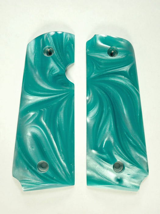Tiffany Blue Pearl Rock Island 380 1911 Grips