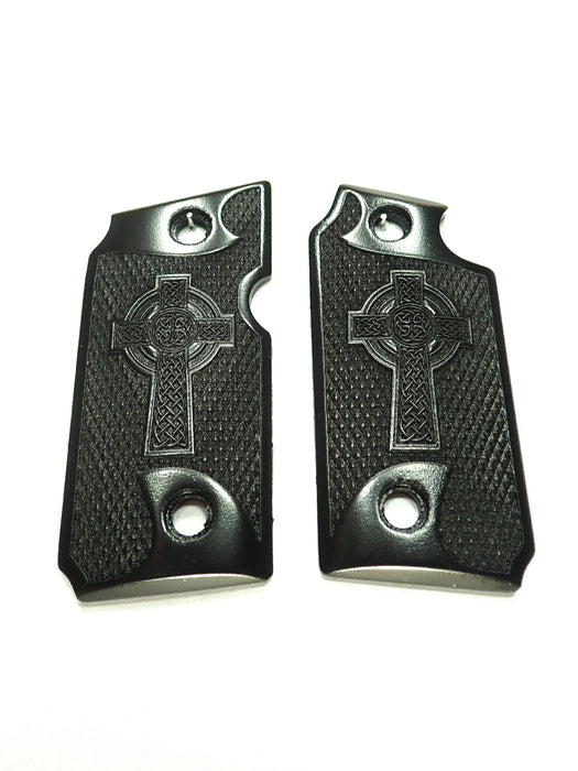 Ebony Celtic Cross Sig Sauer P238 Grips X