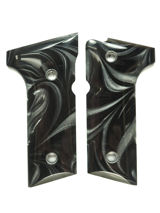 Silver & Black Pearl Beretta 92x, Vertec, M9A3 Grips X