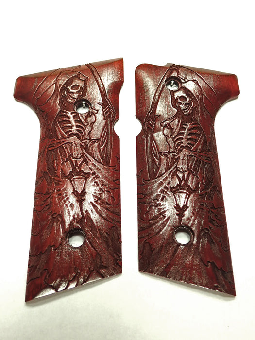 Rosewood Grim Reaper Beretta 92x, Vertec, M9A3 Grips