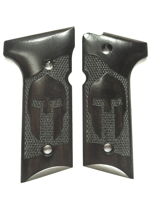 Ebony Spartan Beretta 92x, Vertec, M9A3 Grips X