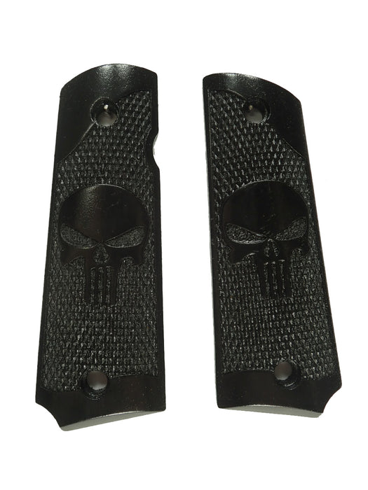 Ebony Punisher #2 Grips Compatible/Replacement for Browning 1911-22 1911-380 X