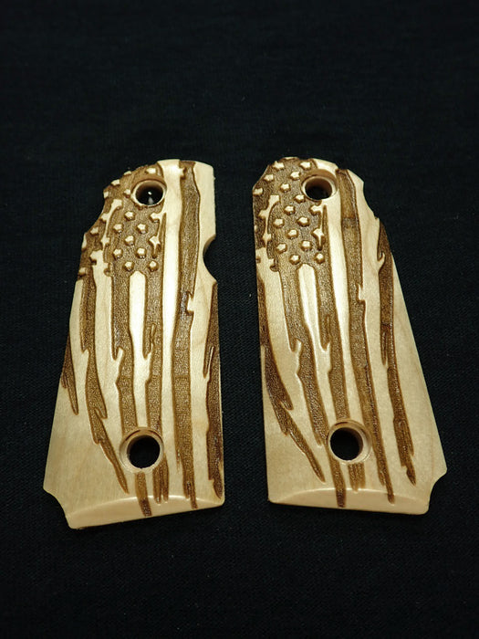 Maple American Flag Kimber Micro 380 Grips
