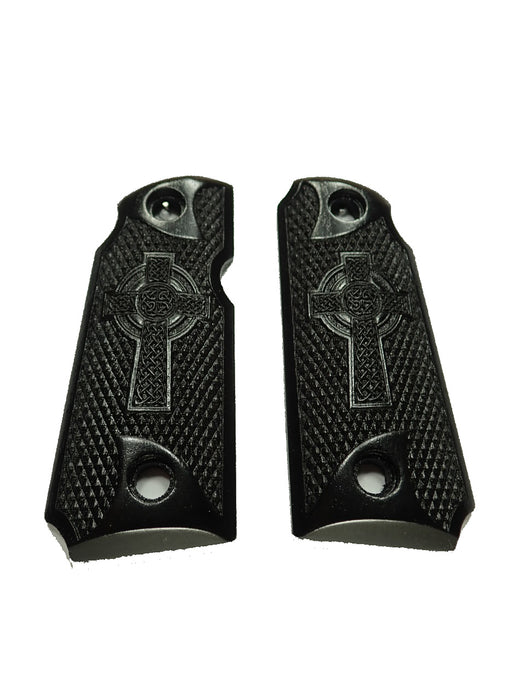 Ebony Celtic Cross #1 Kimber Micro 380 Grips X