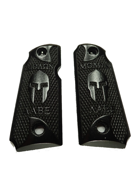 Ebony Molon Labe Spartan #1 Kimber Micro 380 Grips X