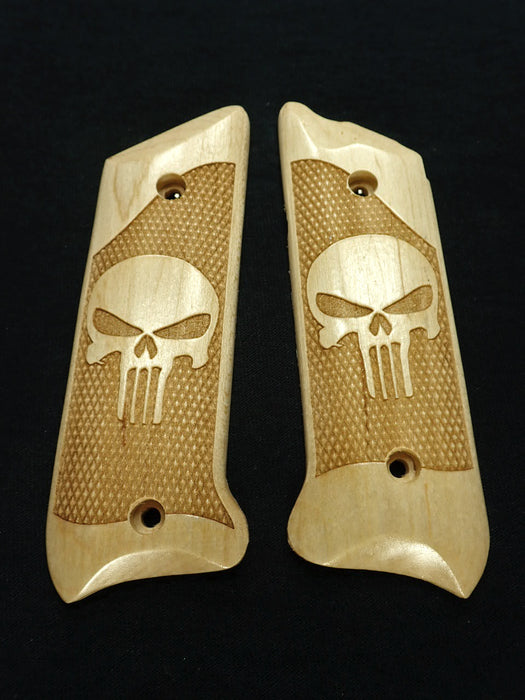 Maple Punisher #2 Ruger Mark II/III Grips X