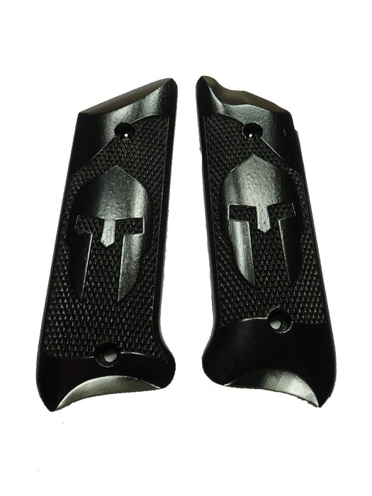 Ebony Spartan Ruger Mark II/III Grips X