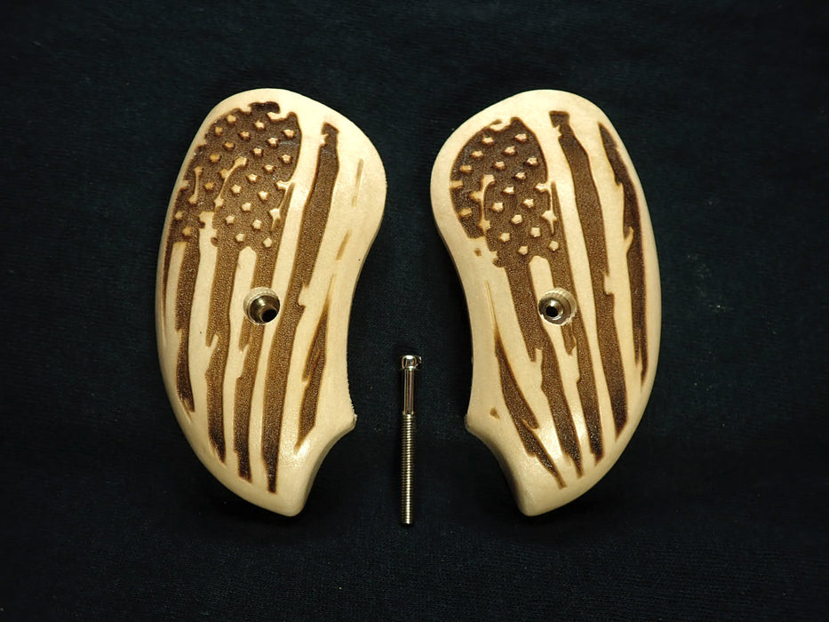 Maple American Flag Bond Arms Derringer Grips X