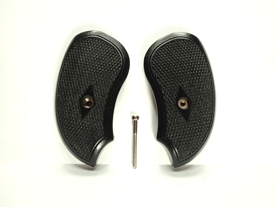 Ebony Checkered Bond Arms Derringer Grips