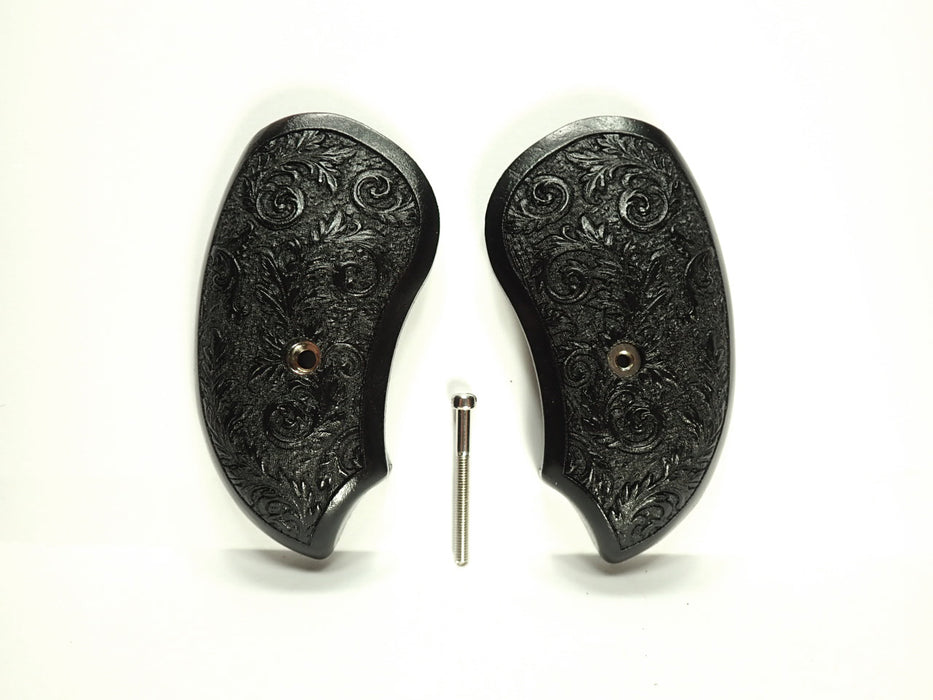 Ebony Floral Extended Bond Arms Derringer Grips X