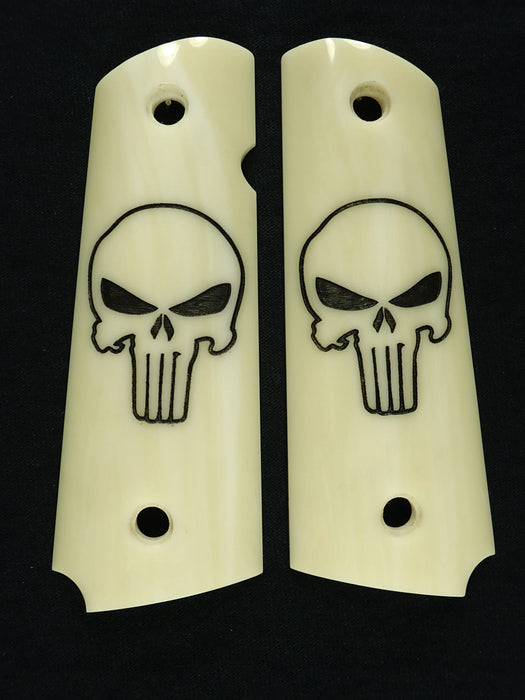Ivory Punisher 1911 Grips (Full Size)