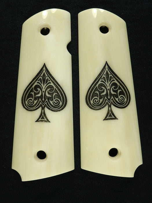 Ivory Spade 1911 Grips (Full Size)
