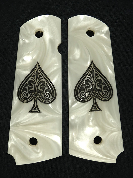 Pearl Spade 1911 Grips (Full Size)