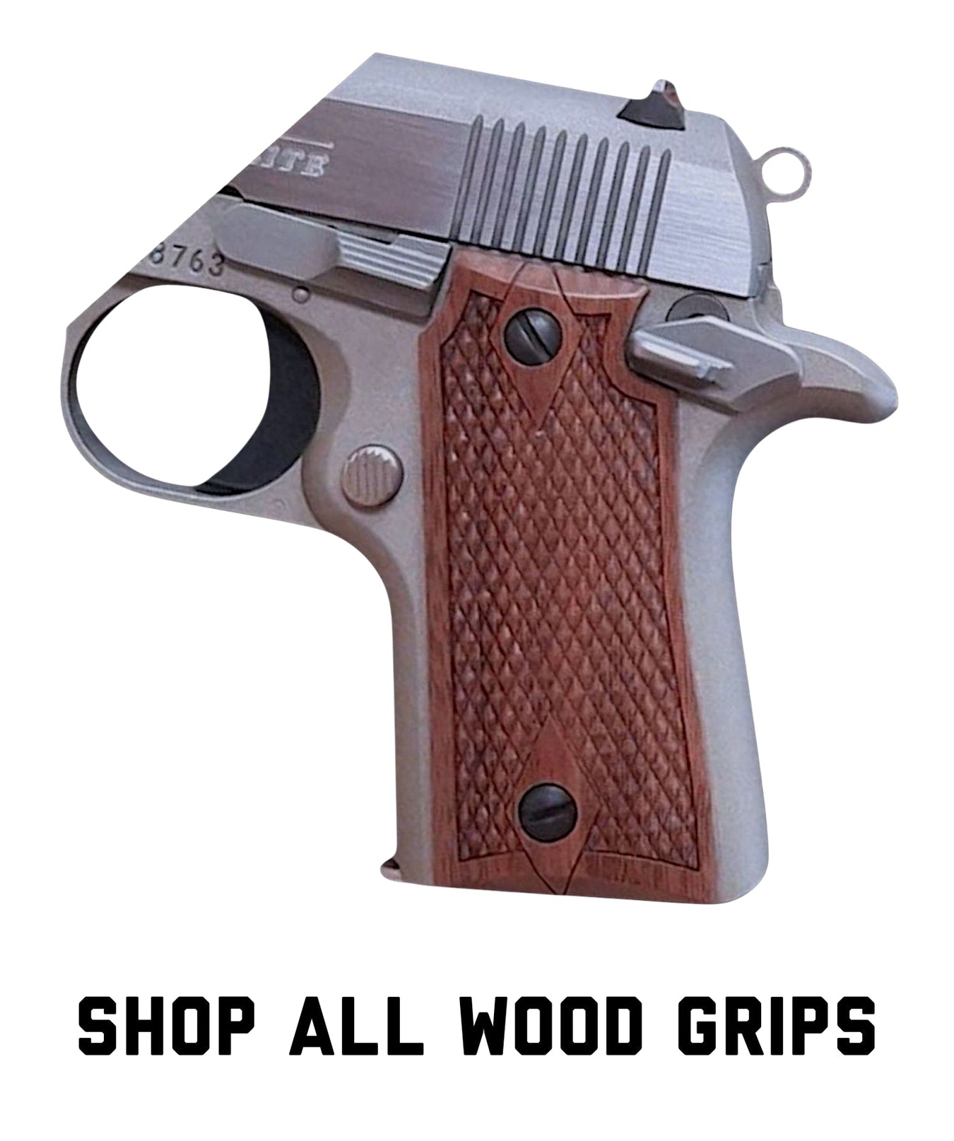 Wood Colt Mustang Pocketlite Grips