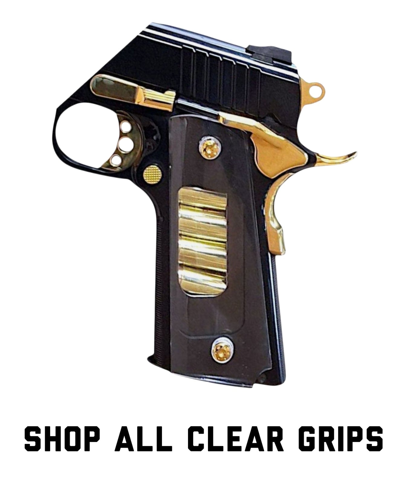 Clear 1911 Grips (Full Size)