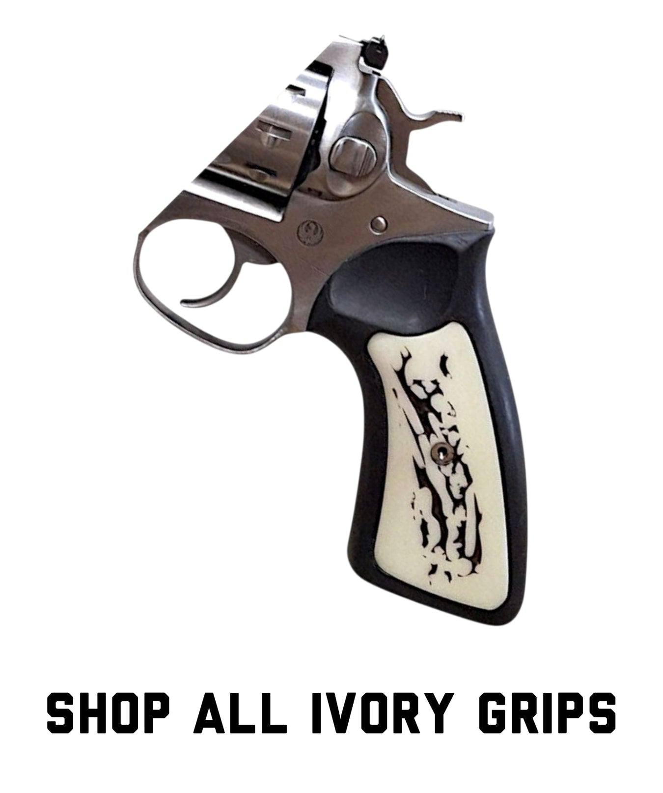 Horn, Antler, & Ivory Ruger Gp100 Grip Inserts
