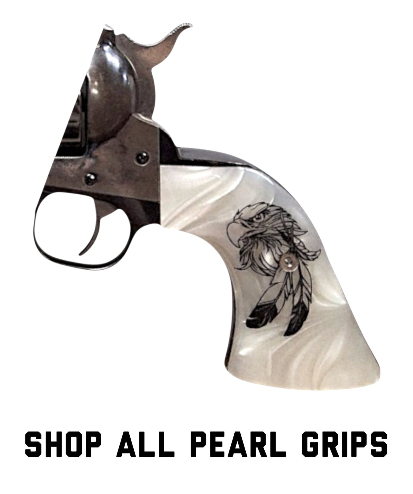 Pearl Ruger Vaquero/Blackhawk Grips