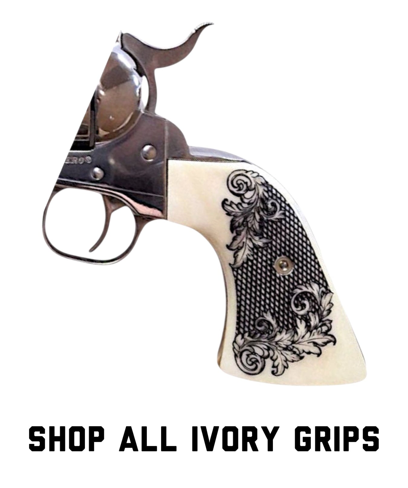 Horn, Antler, & Ivory Ruger New Vaquero Grips