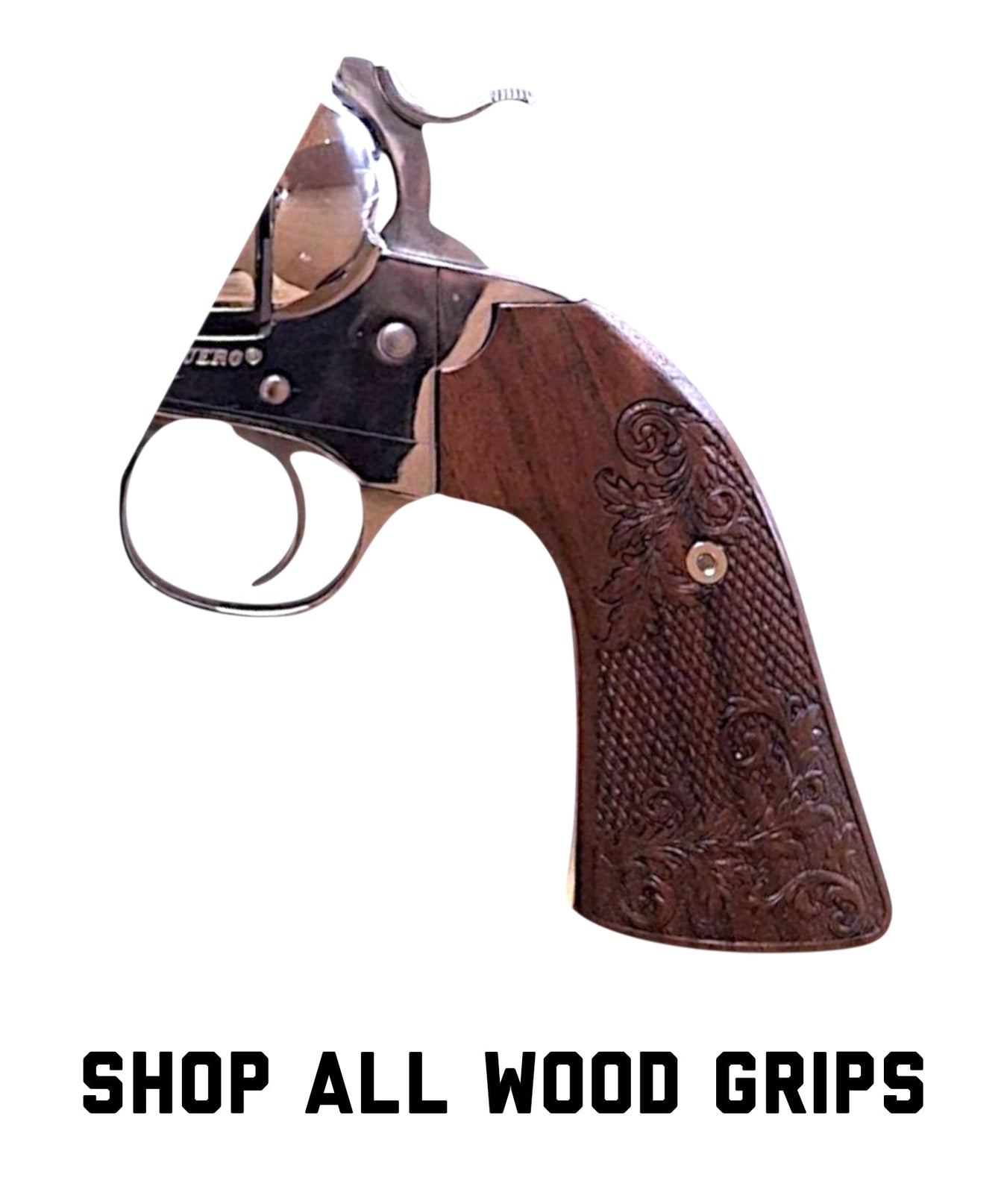 Wood Ruger Vaquero Bisley Grips