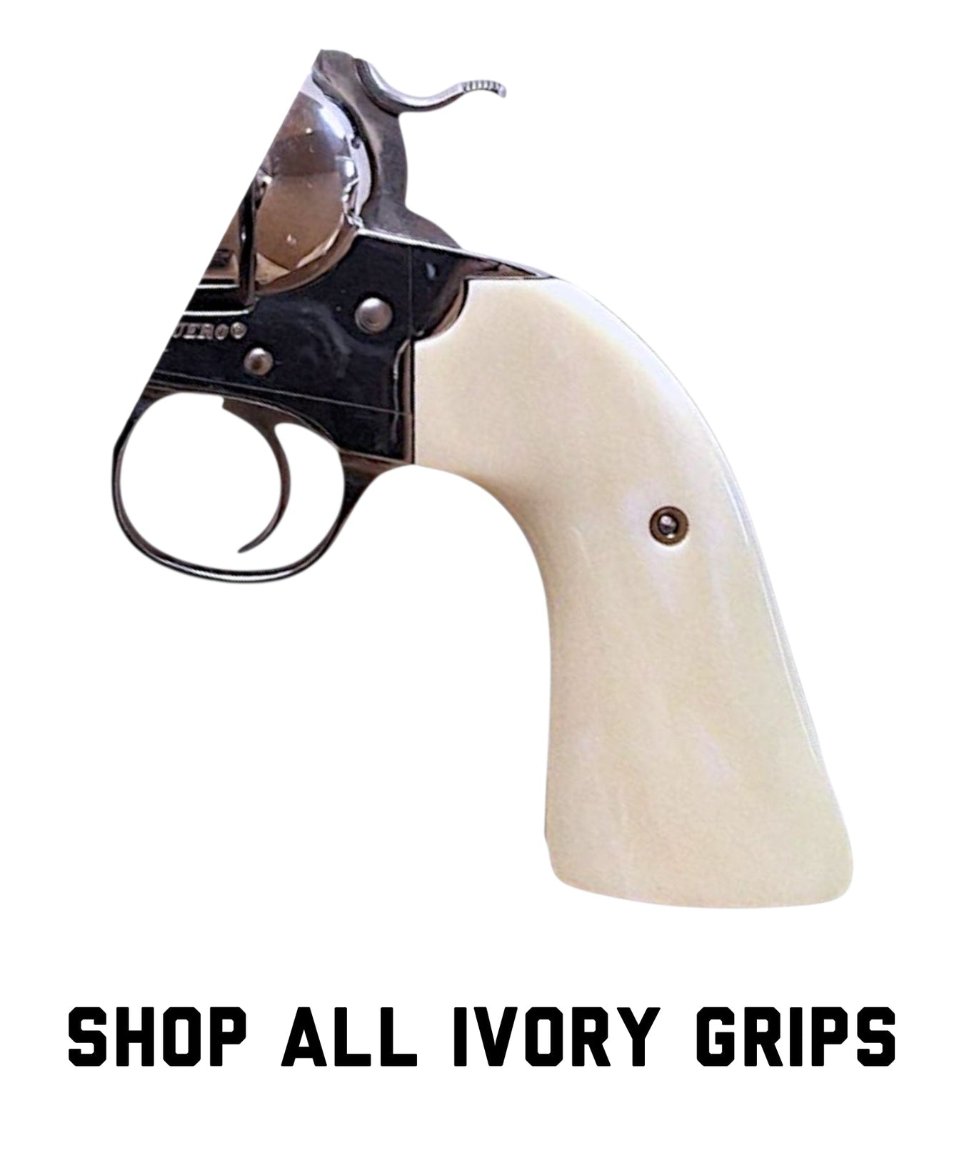 Horn, Antler, & Ivory Ruger Vaquero Bisley Grips