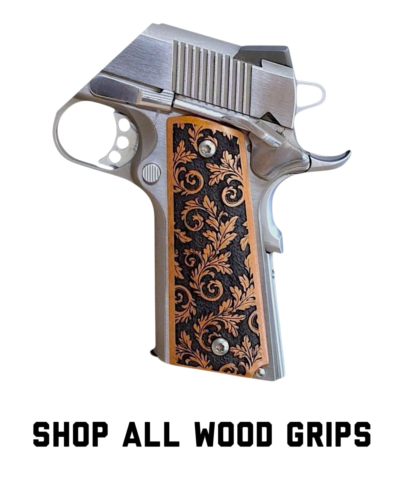 Wood 1911 Grips (Full Size)