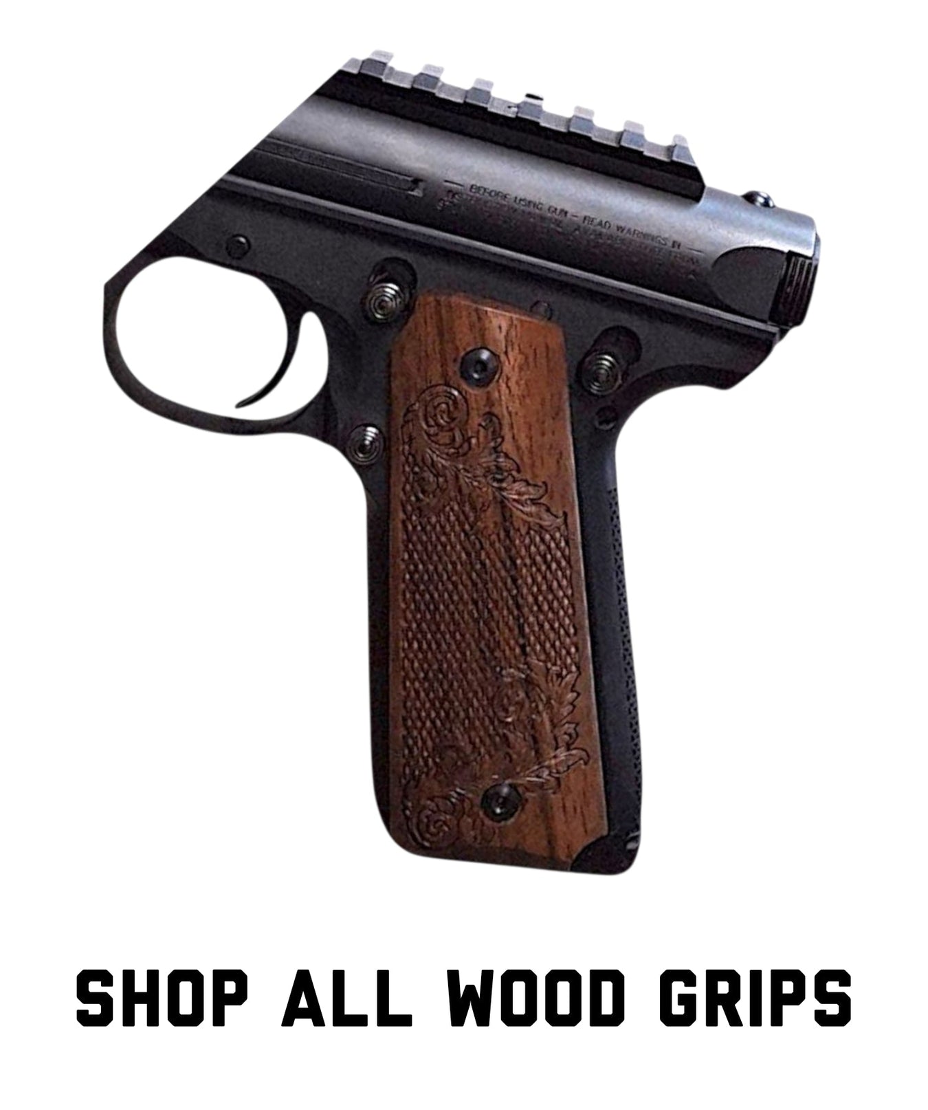 Wood Ruger Mark III 22/45 Grips