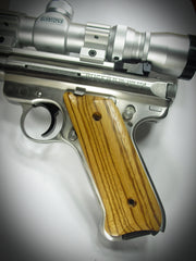 Wood Ruger Mark II/III Grips