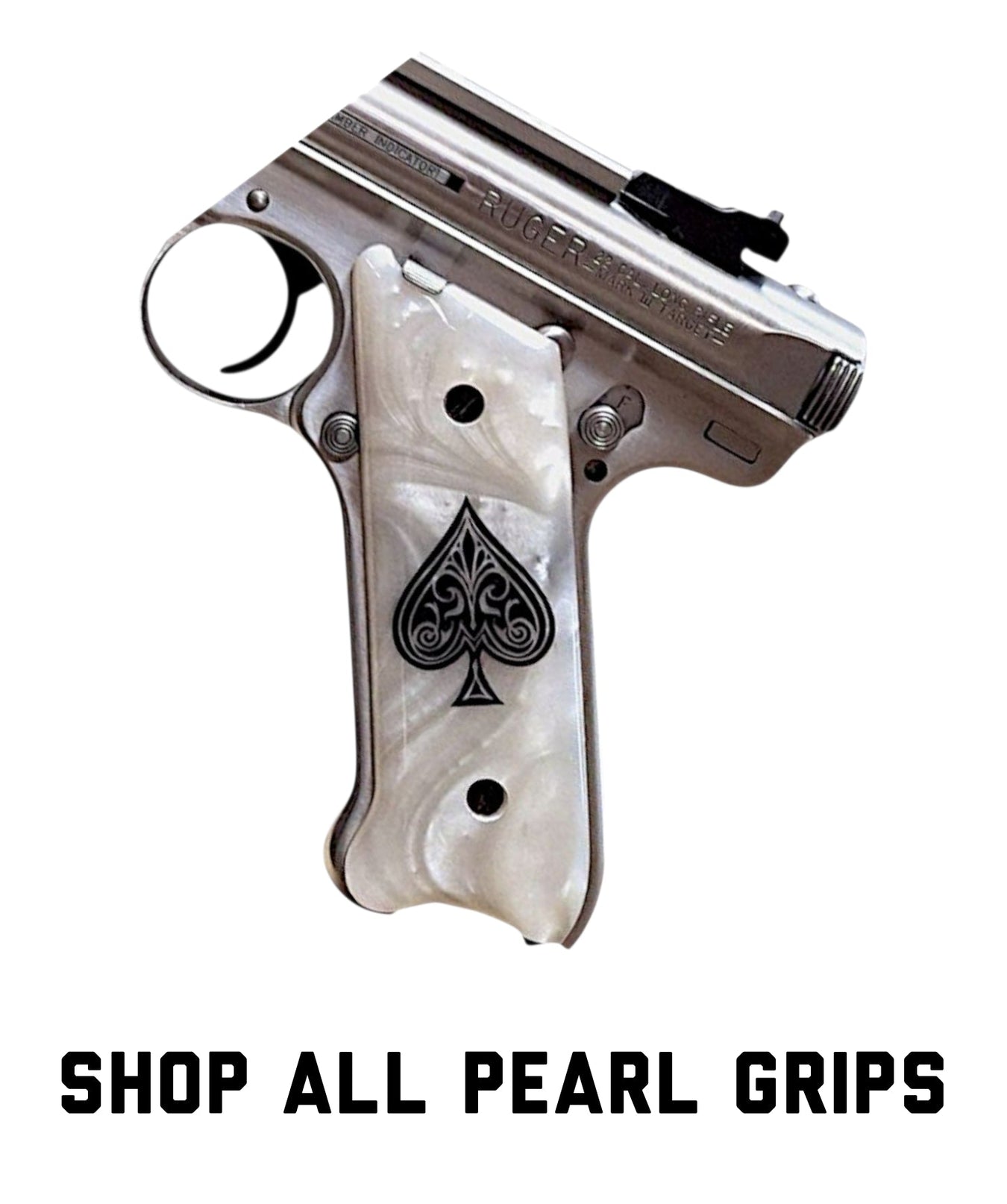Pearl Ruger Mark II/III Grips