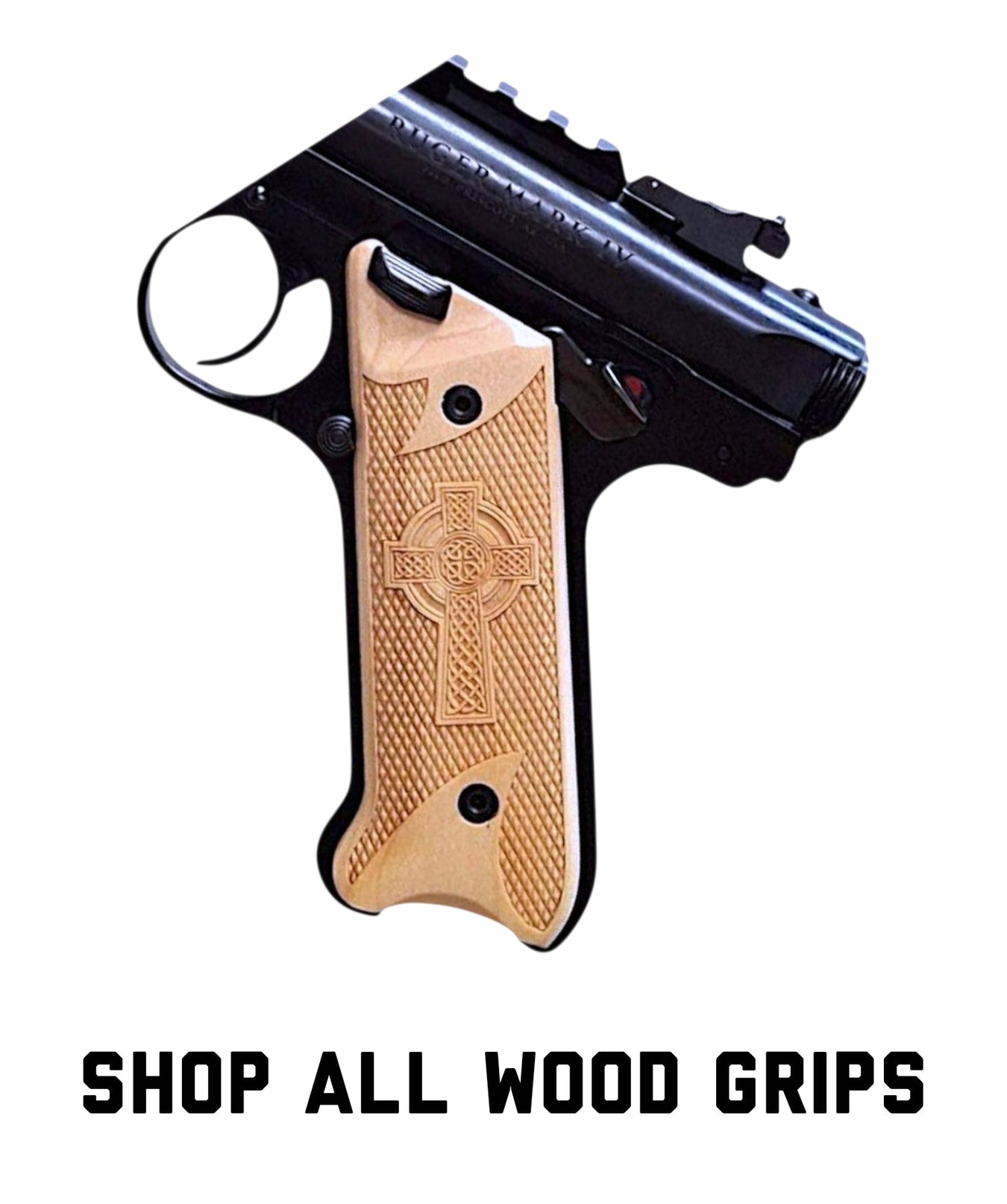 Wood Ruger Mark IV Grips