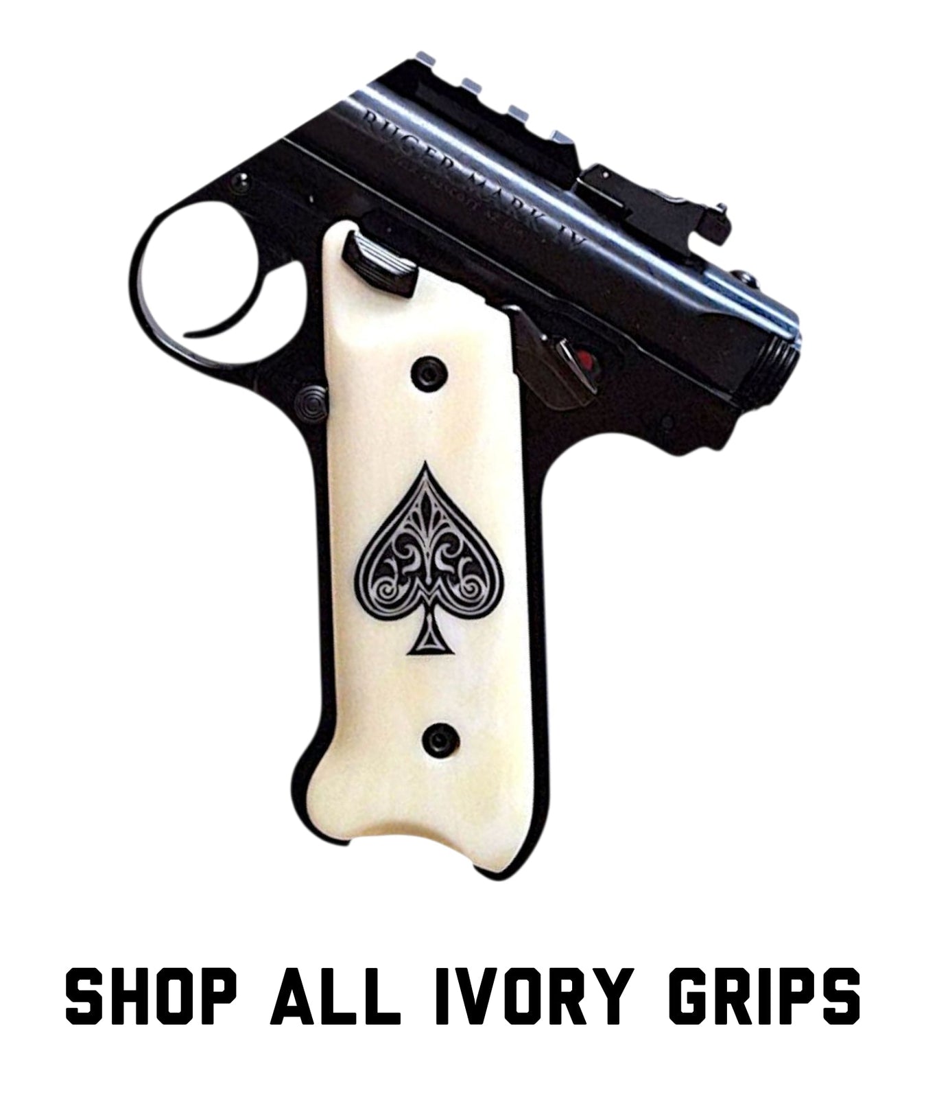 Antler, Horn, & Ivory Ruger Mark IV Grips