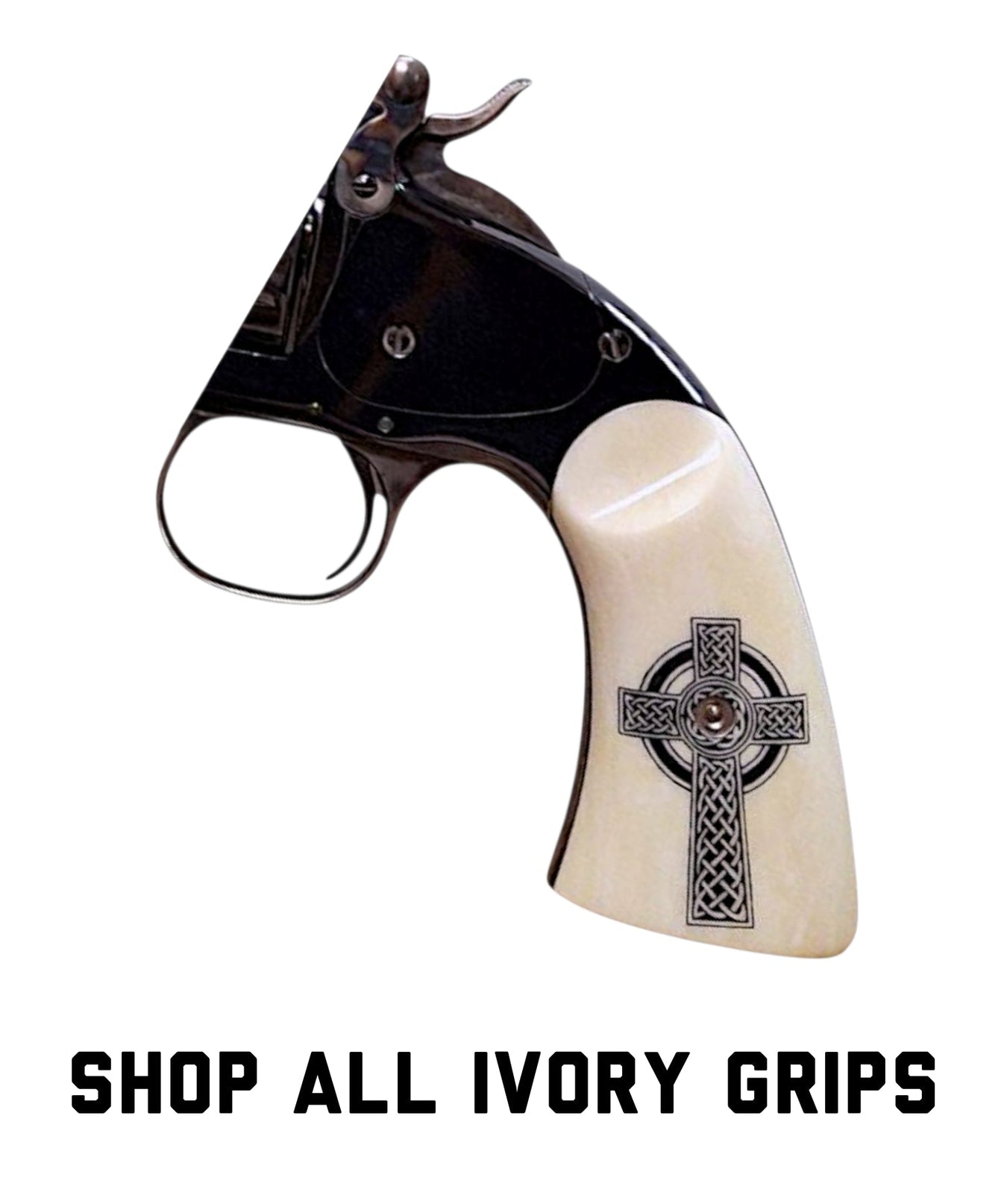 Antler, Horn, & Ivory Uberti Schofield Grips