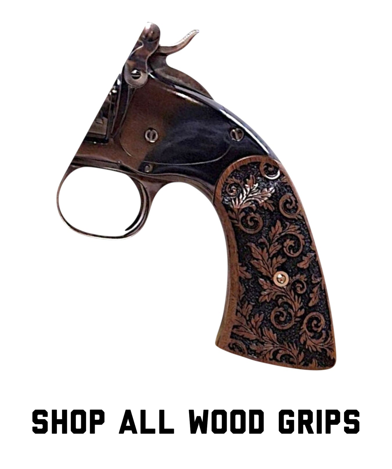 Wood Uberti Schofield Grips
