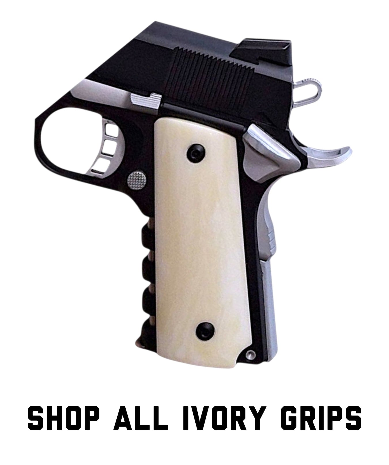 Horn, Antler, & Ivory 1911 Grips (Compact)