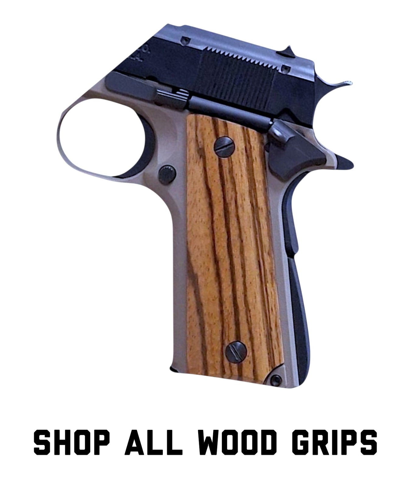 Compatible/Replacement Wood Browning 1911 22/380 Grips