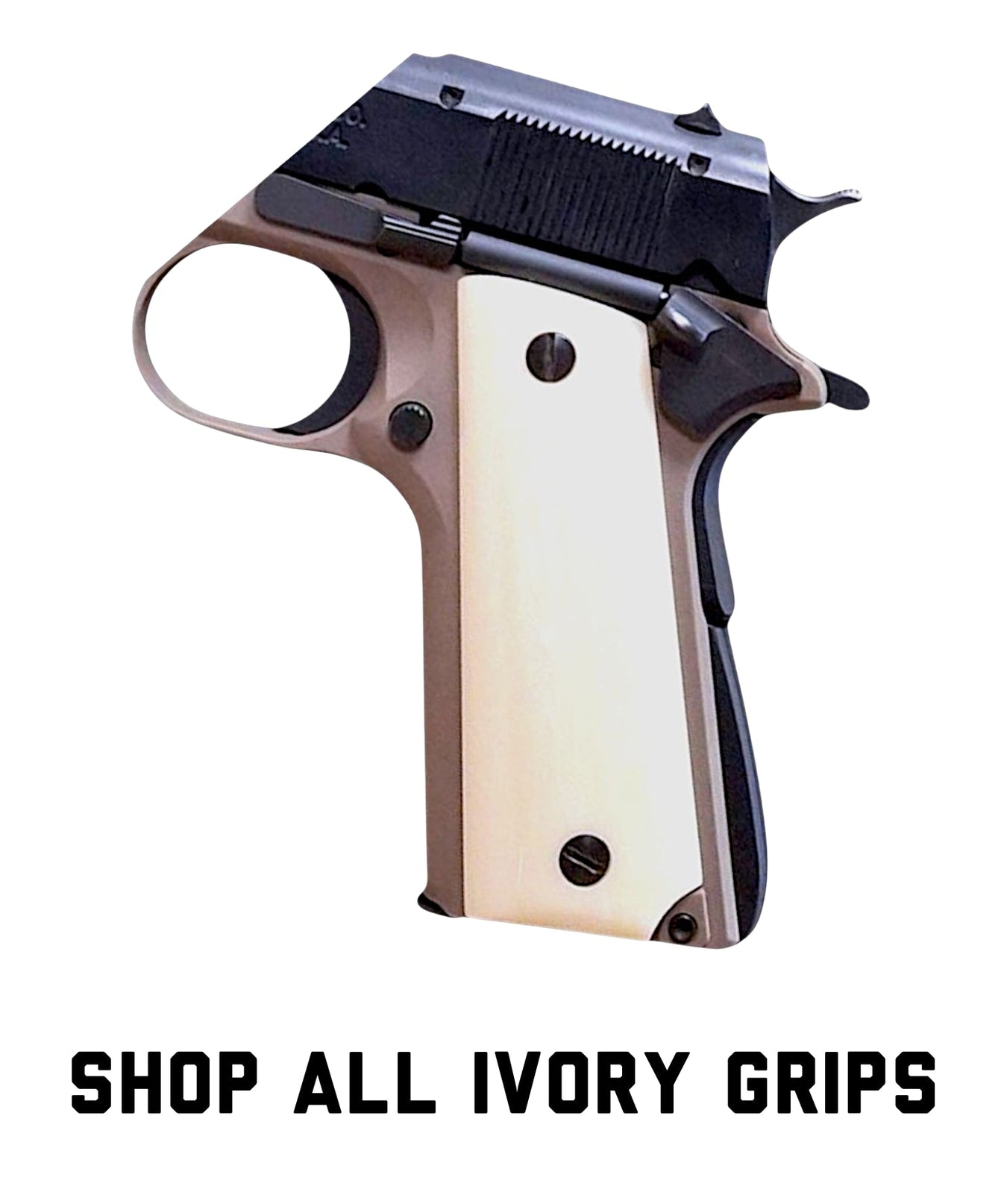 Compatible/Replacement Antler, Horn, & Ivory Browning 1911 22/380