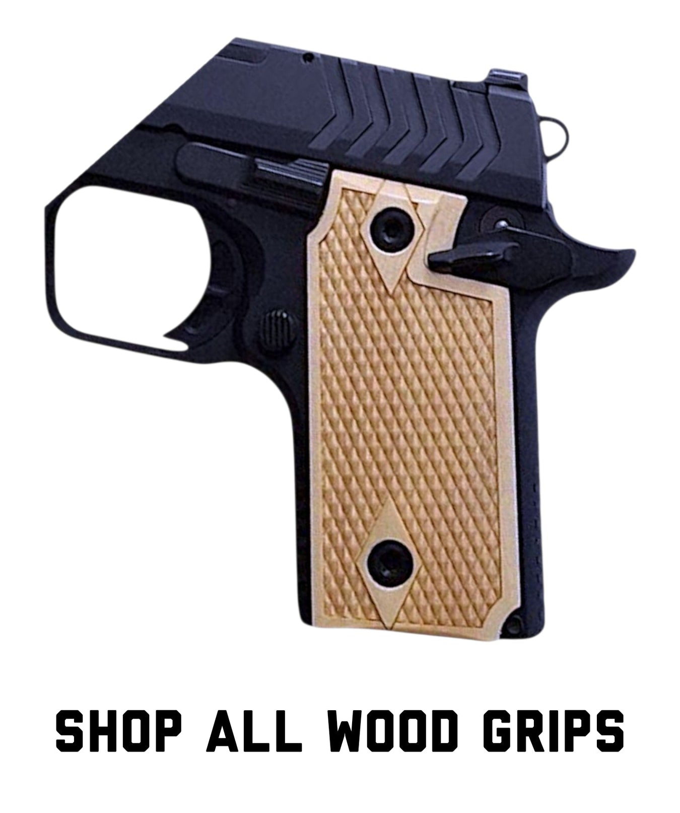 Wood Springfield Armory 911 .380 Grips