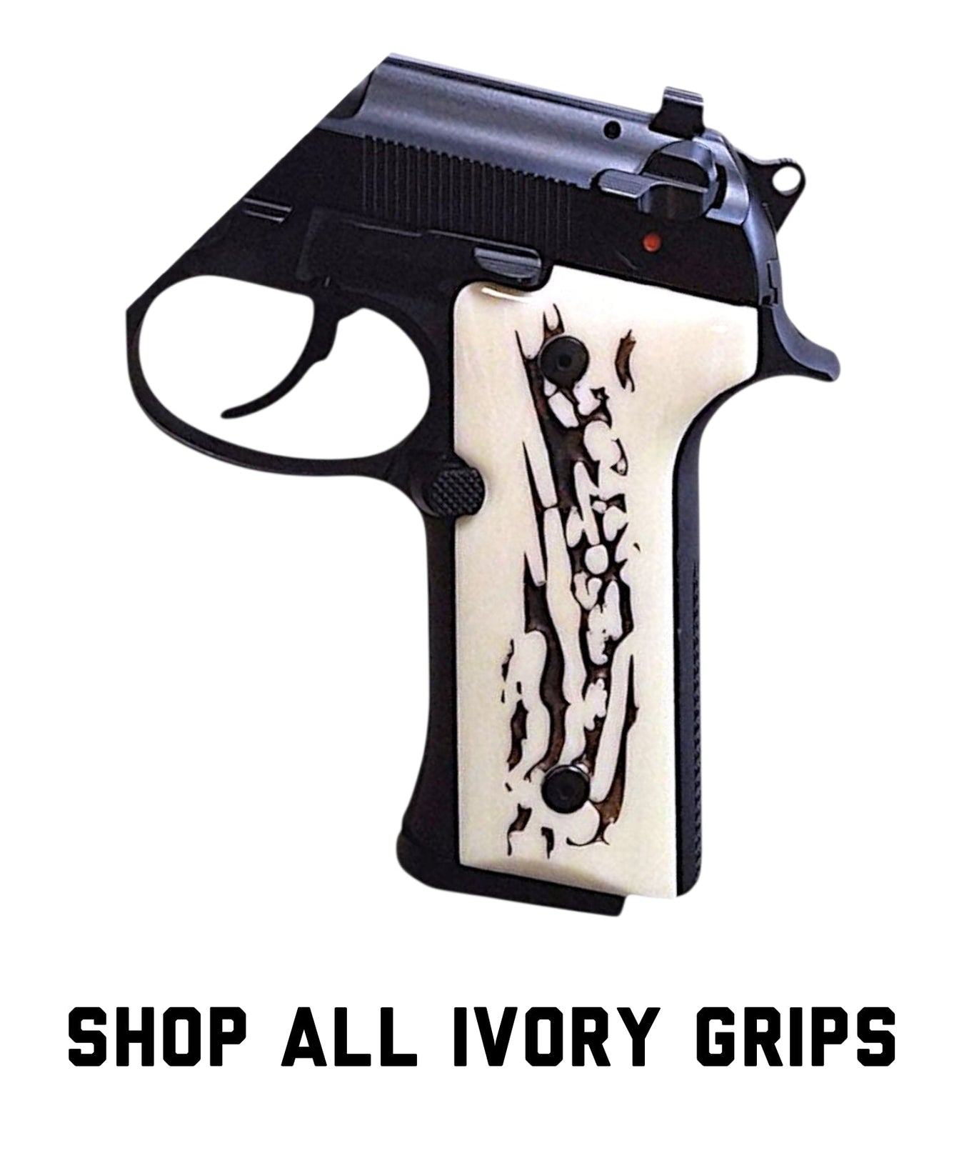 Antler, Horn, & Ivory Beretta 92x Grips
