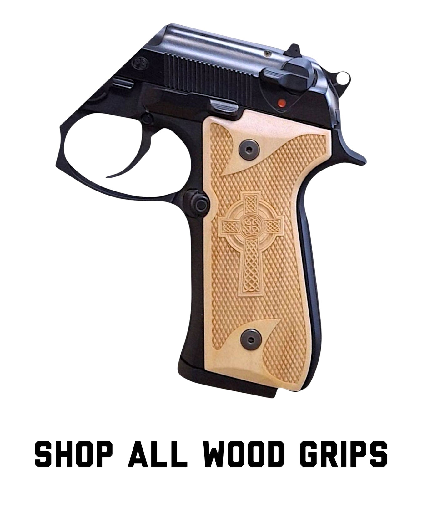 Wood Beretta 92fs Grips