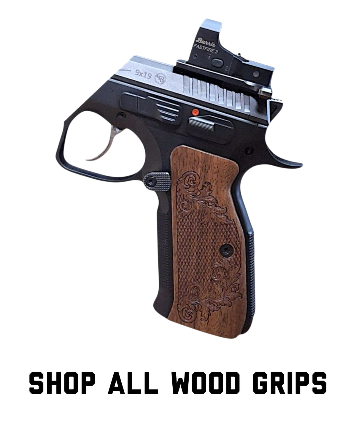 Wood CZ-75 Grips — LS Grips