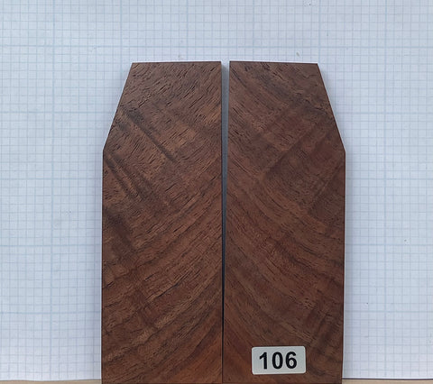 Figured American Black Walnut Custom scales #106