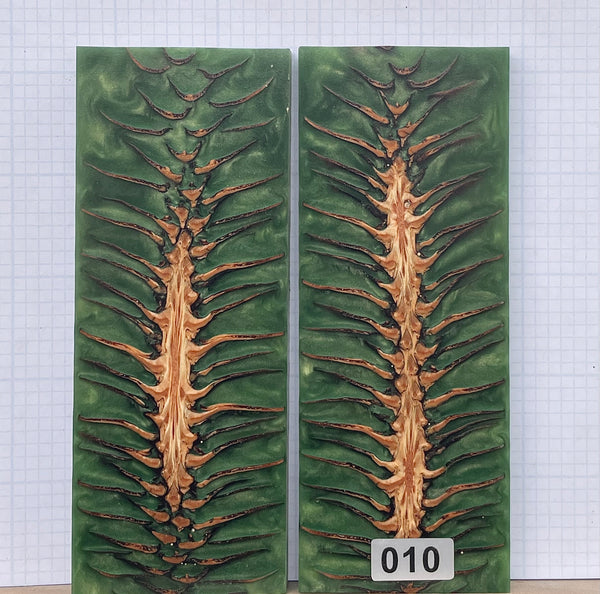 Spruce Cone & Green Pearl Custom Scales #010