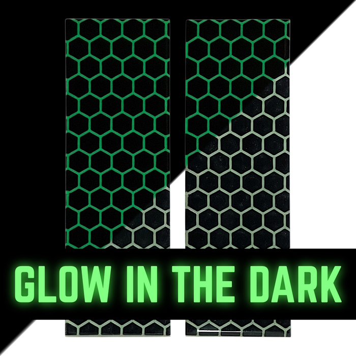 Glow in the Dark Honeycomb Patterned Pearl Scale Sets