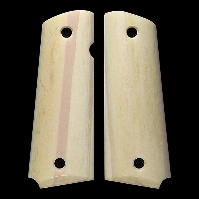 Giraffe Bone Composite Full Size 1911 Grips #6