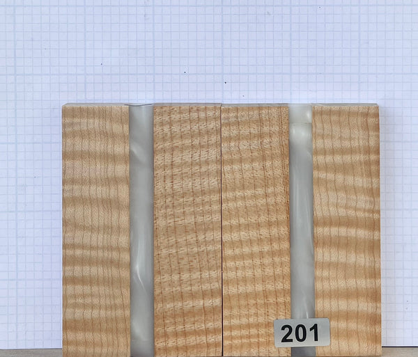 Curly Maple & Pearl Custom scales #201